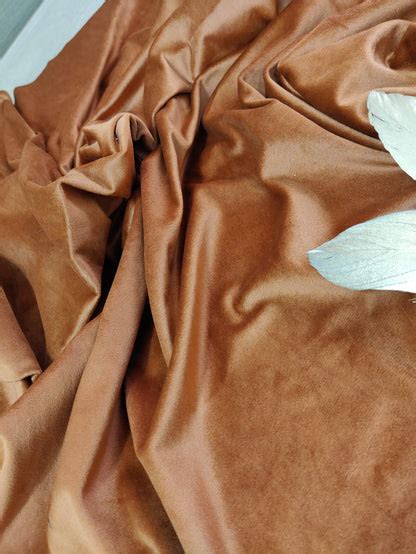 Shop Luxurious Brown Velvet Fabric (1 mtr) for Elegant Home Décor