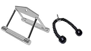 Buy M ART Gym Rowing Seated Chinning Handle bar With Grip Without Grip+ ...