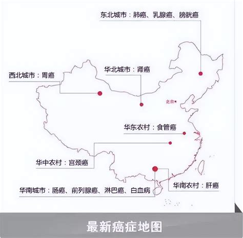 中国“癌症地图”出炉！排名前五的癌症，在这些省份较高发 -6park.com