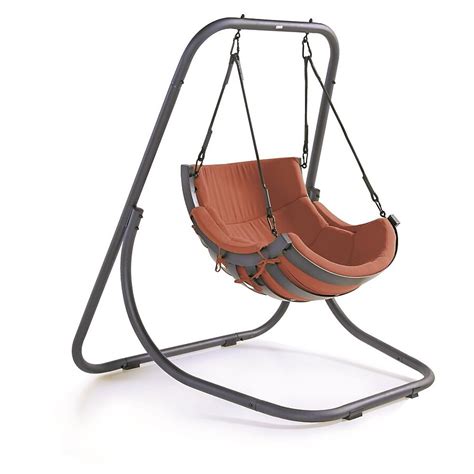 Tybori Trapezoid 1 -person Terracotta/Powder coated Gray Steel Outdoor ...