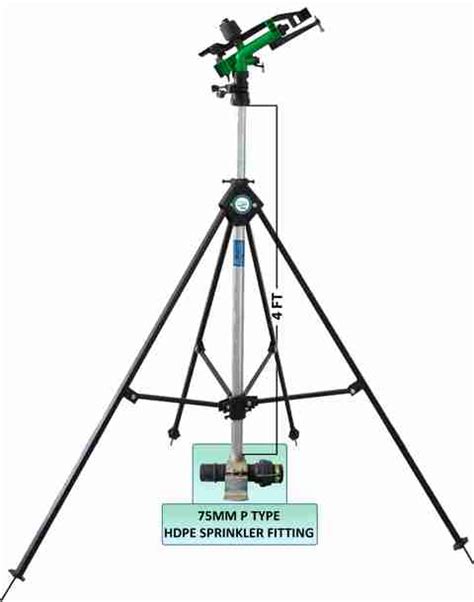 DVI 1.25 INCH PVC Raingun Complete Set With 4ft Riser Pipe With P Type ...