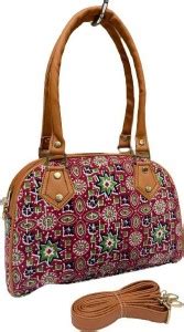 JKA Block printed Small duffel bag Duffel Without Wheels multicolor ...