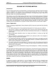 Image result for Stull Stoping Mining Method