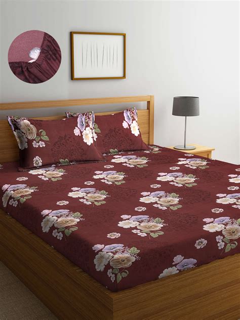 Super Soft Fitted Double Bedsheet King Size by ARRABI – ARRABI.IN