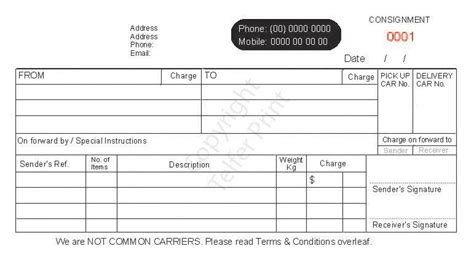 Image result for Cross-Border Consignment Note
