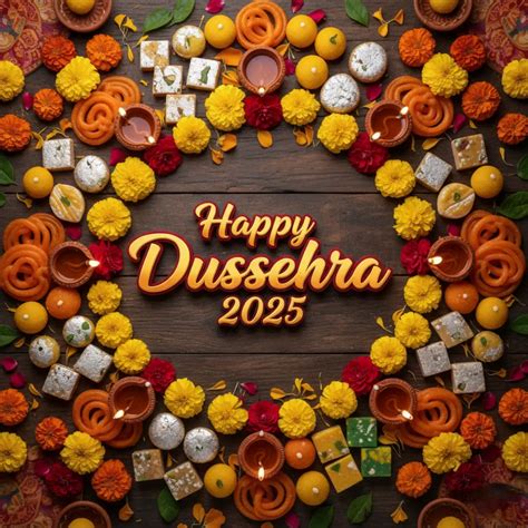 🔥 Happy Dussehra 2025 Messages With Emojis Background Free Download 2