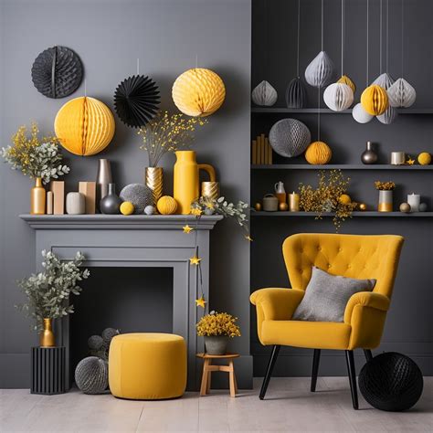 Yellow and Grey Colour Combination For Your Home