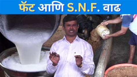 फॅट आणि S.N.F. वाढ