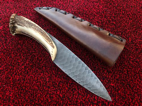 Hunting Knife Antler Handle at Jane Mcgary blog
