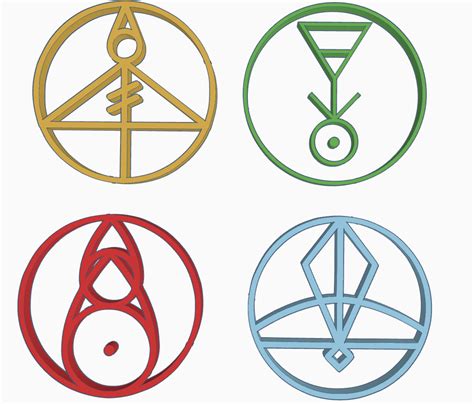 STL file The Owl House Glyphs・3D printing design to download・Cults
