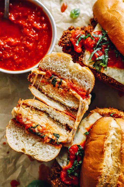 Chicken Parmesan Sandwich Recipe Chicken Parmesan Sandwiches