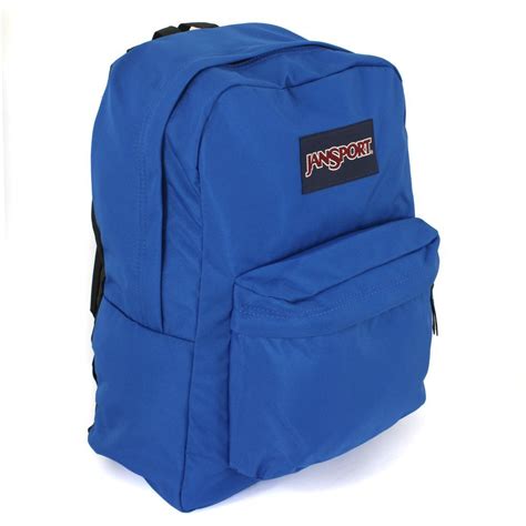 JanSport Superbreak Polyester 25 Ltrs Blue Streak School Backpack ...