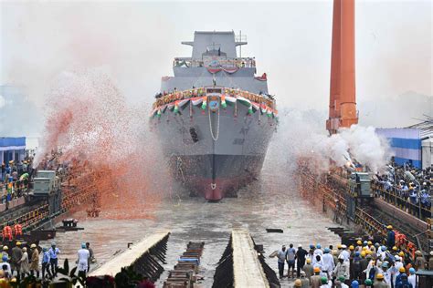 Lançada a sexta fragata Project 17A para a Marinha Indiana - Poder Naval
