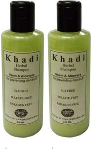 Khadi Herbal Neem & Aloe Vera SLS, Sulfate and Parabens Free Shampoo ...