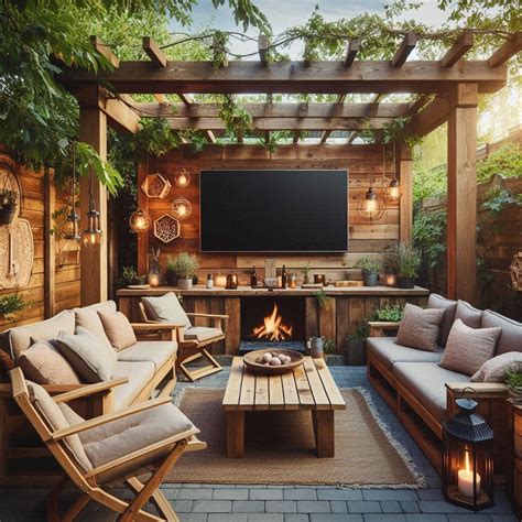 17+ Outdoor TV Ideas to Transform Your Backyard into an Entertainment ...