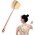 KIDPALACE Body Back Scrubber Brush with Bristles and Loofah, Shower ...