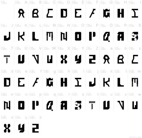 Image result for Alien Alphabet Font