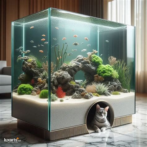 Feline Oasis: Aquariums with Cat Tunnels for Whimsical Kitty Adventures ...