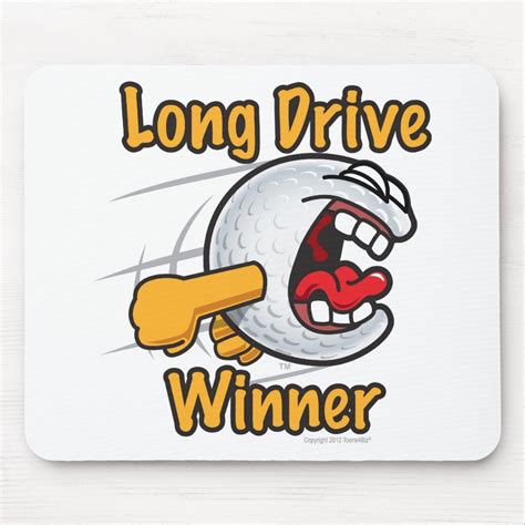 Longest Drive Winner Hole Prize Golf Tournament Mouse Pad | Zazzle