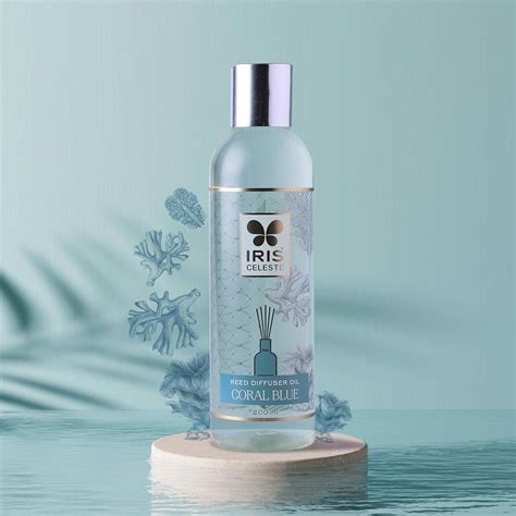 Iris Celeste Reed Diffuser Oil Fragrance- Coral Blue, 200ml : Amazon.in ...