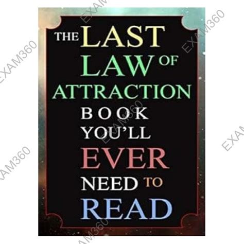 The Last Law of Attraction Book You'll Ever Need To Read | By Andrew ...