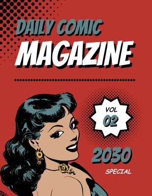 Free Comic Book Cover Templates - Venngage