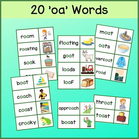 Flash Cards - Explicit Phonics - Long O Vowel Sound Word Families ...