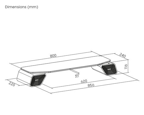 MaxMount Monitor Stand with Built-In Speakers - Large - Black ...
