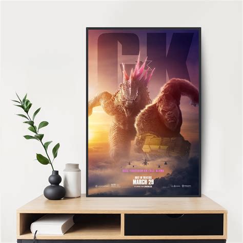 Buy Godzilla X Kong the New Empire 2024 Movie Poster Movie Poster Art ...