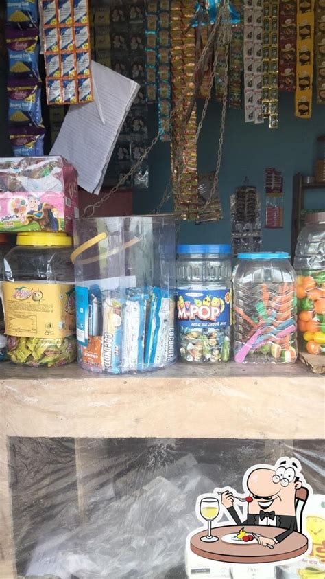 Menu at Parsatand zaira kirana store, India