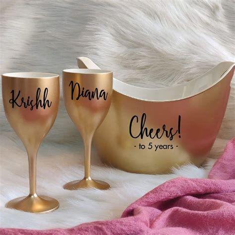 Customized Wine Glass for Christmas - Bucket Gift Set | Cheers to the ...