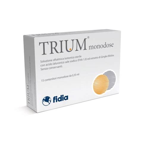Trium Monodose Eye Drops 15 Bottles