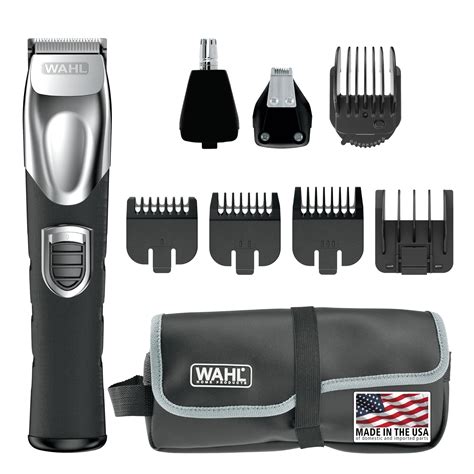 Wahl USA Rechargeable Lithium Ion All in One Beard Trimmer for Men with ...