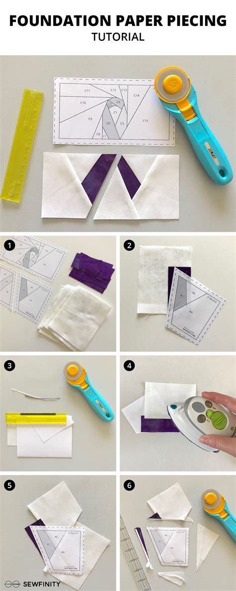 Foundation piecing Tutorial 的图像结果