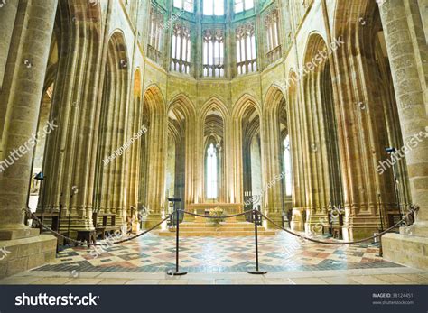 Inside Abbey Mont Saint Michel France Stock Photo 38124451 - Shutterstock