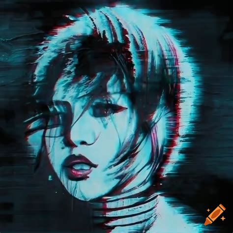 Breakcore album cover on Craiyon