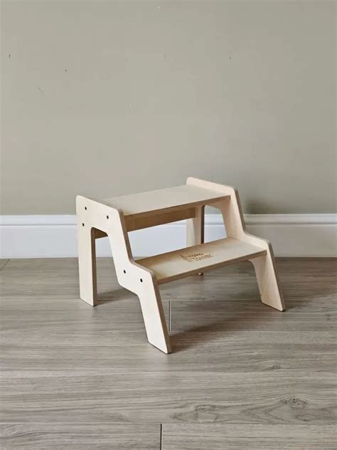 Toddler Step Stool Natural Wood | YokoTower