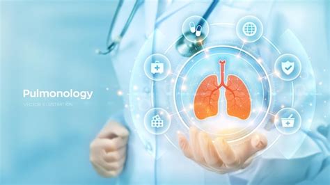 Pulmonology medicine concept respiratory system examination and ...