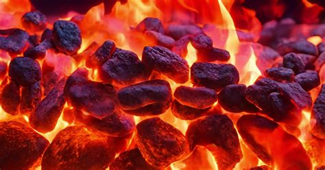 AI generated Coal burning, fire in the fireplace, AI Generative ...