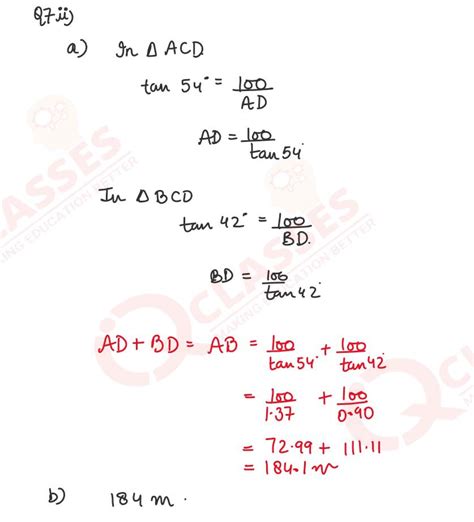 (i) The line segment joining A(2,-3) and B(-3, 2) is intercepted by the ...