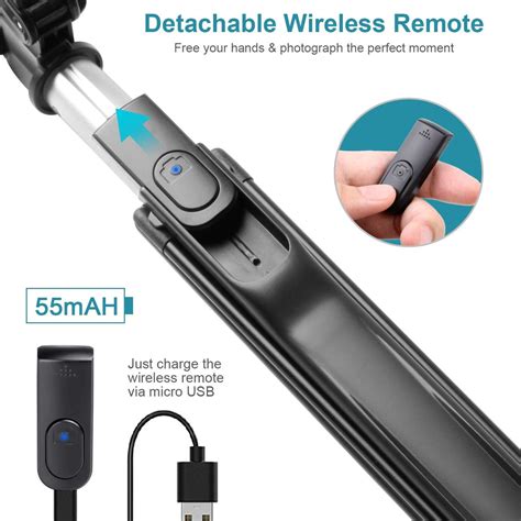 Selfie Stick Gimbal Tripod with Stability Handle built-in – Smiledrive.in