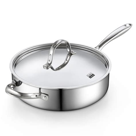 Snapklik.com : Cooks Standard Multi-Ply Clad Stainless Steel Saute Pan ...