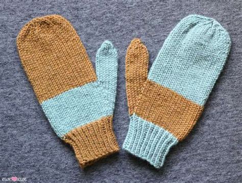 Easy Mitten Knitting Pattern – Knitting