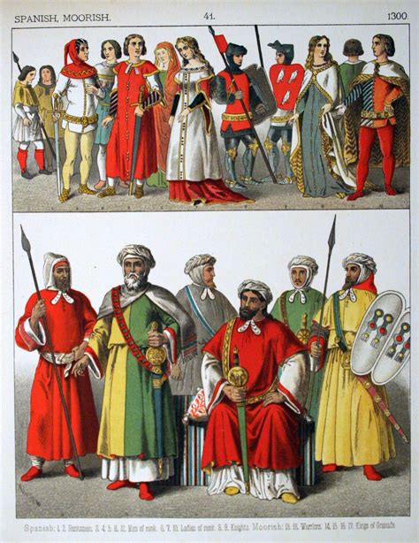 Spanish Moors | Medieval clothing, Historical costume, Moorish