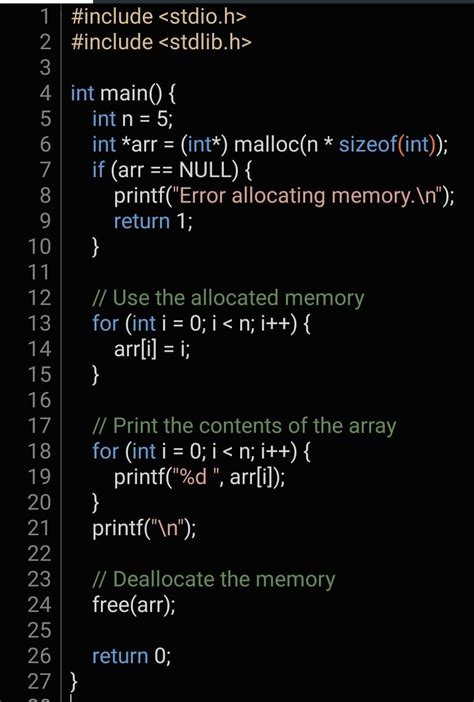 What is dynamic memory allocation? write and explain the different ...