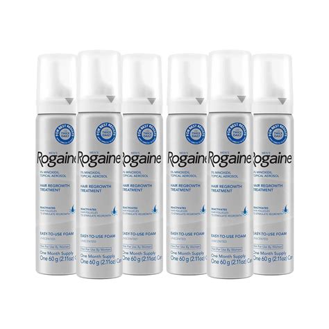 ROGAINE® for Men: Minoxidil Foam & Solution for Hair Regrowth | ROGAINE®Men's Products