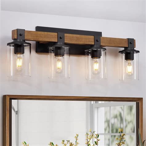 Rustic Bath Lighting Fixtures Vanity Light Fixture, Rustic Cage