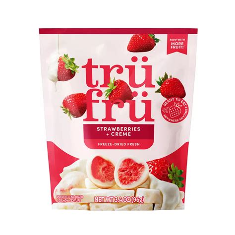 Tru Fru Freeze Dried Strawberries & Crème - Shop Candy at H-E-B