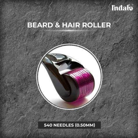 Derma Roller 0.5mm with 540 Titanium Alloy Needles - Indalo