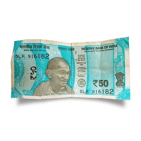 Indian Fifty Rupees Currency Note, Indian Currency, Fifty Rupees ...